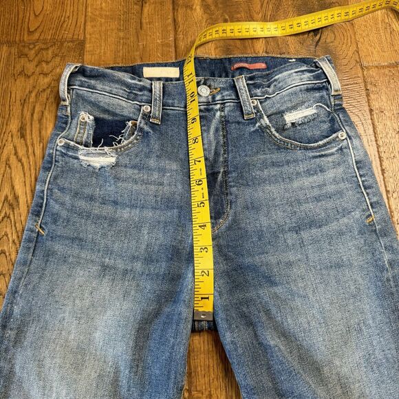 Anthropologie Pilcro Jeans The Vintage Straight High Rise Distressed Womens 27 - Picture 5 of 9